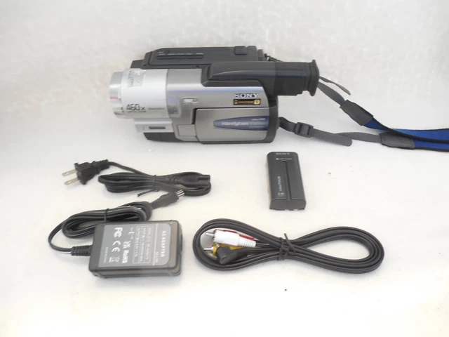 Sony CCD-TRV68 8mm Hi8 Analog Camcorder Good Condition with 90-Day Warranty
