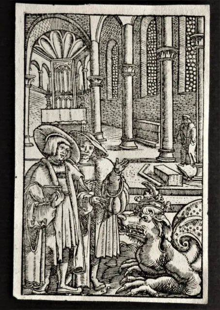 Woodcut by Anton WOENSAM. Post-Incunable