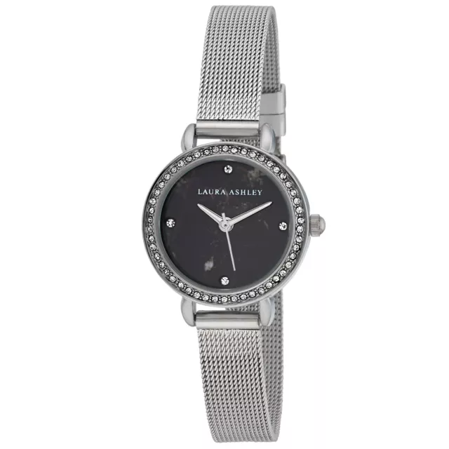 Laura Ashley Women's 26mm Gemstone Dial Mesh Strap Watch (LA2064)