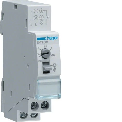 Hager EMN001 Stair case time lag switch FREE DHL EXPRESS SHIPPING