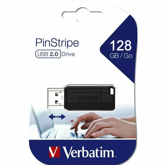 CLEF USB 128GO Verbatim cle usb 128 go Store n Go Pinstripe EUR 13,99 -  PicClick FR