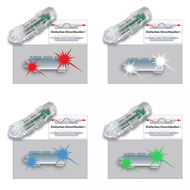 DEGA Blitzlicht Flashlight Blitzlicht Naturködersystem Blinklicht über 100 h