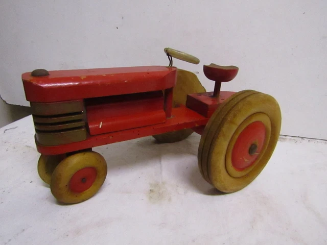 Grúa de juguete de madera, grúa, Friedrich Fröbel Werdau RDA, VEB - FWF - Alemania, juguetes de madera nostálgicos, años 60/70 - España