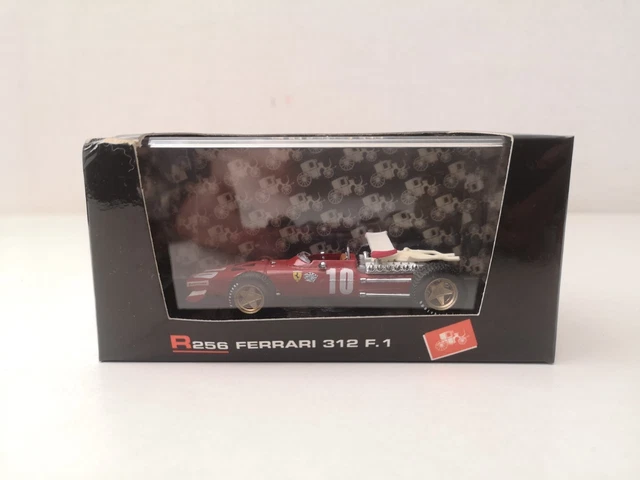 Figurine 1:43 Brumm Ferrari F1 312 #10 GP Italie 1969 + Figure Pedro Rodriguez