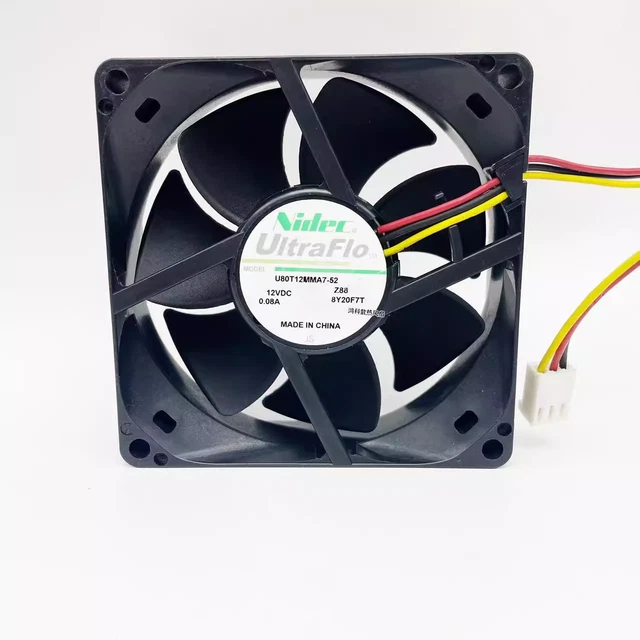 Cooling Fan Original Tianxuan TX8025L12S 80*80*25mm DC 12V 0