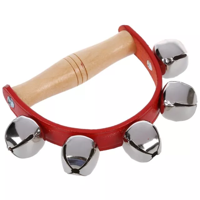 Tamburin Handbell Baby Kinder Fruehes Paedagogisches Musikinstrument Rhythm3496