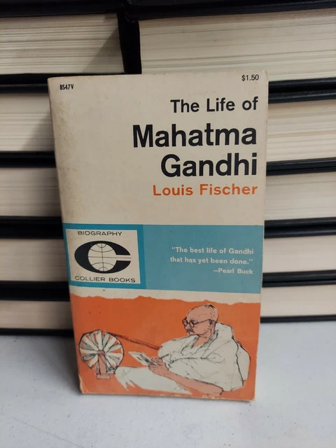THE LIFE OF MAHATMA GANDHI-Biography-LOUIS FISCHER-1st Collier Edition £15.03 - PicClick UK