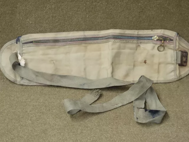 WWII Poplin Velour Money Belt