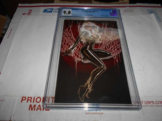 Amazing Spider-Man #1 Cgc 9.8 Brooks Black Cat Vrigin Cover C