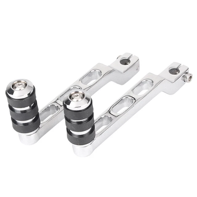 Tallone cromato leva del cambio pedale anteriore posteriore per Harley Touring FLSTF