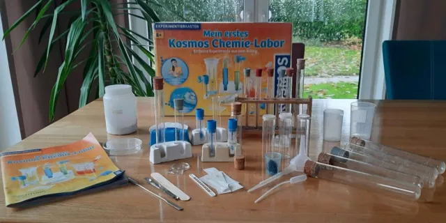 Experimentierkasten Chemie - Labor Kosmos Kinder Alter 8+ / mit Zusatzartikeln