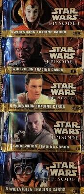 SINGLE PACK: 1999 TOPPS STAR WARS EPISODE 1 WIDEVISION CARDS (Unopened / Sealed)