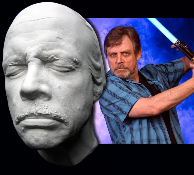 Mark Hamill Star Wars Luke Skywalker Life Mask Mustache Older Wiser Jedi