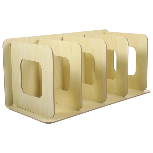 Support En Bois Pour Vinyles - Présentation Et Rangement D'albums - Dimensions 13.3 X 18 X 22.2 Cm - Idéal Pour Collectionneurs Et Décoration Intérieure