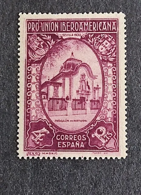 Briefmarken Spanien Mh 1930 Iberoamericana.  Portugal-Pavillon. Abdruck