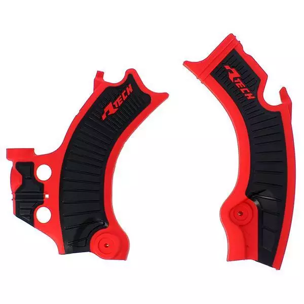 protezioni telaio Honda Crf r 250 2022 - 2024 Crf r 450 2021 - 2024 rosso/nero