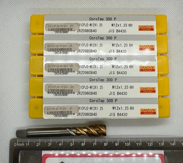 SANDVIK Coro Power Tap 300P EX1CPJ2-M12 TIN Coating M12X1.25 6H