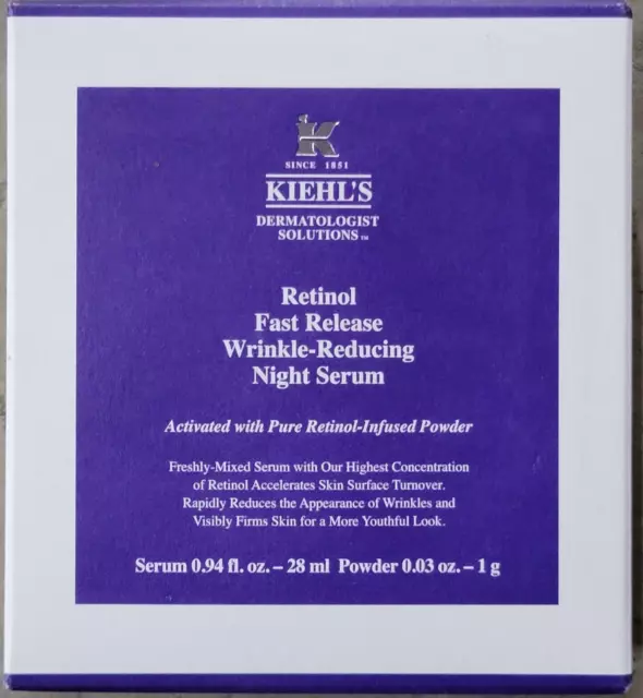 Kiehl's Since 1851 Retinol Fast Release Wrinkle-reducing Night Serum New