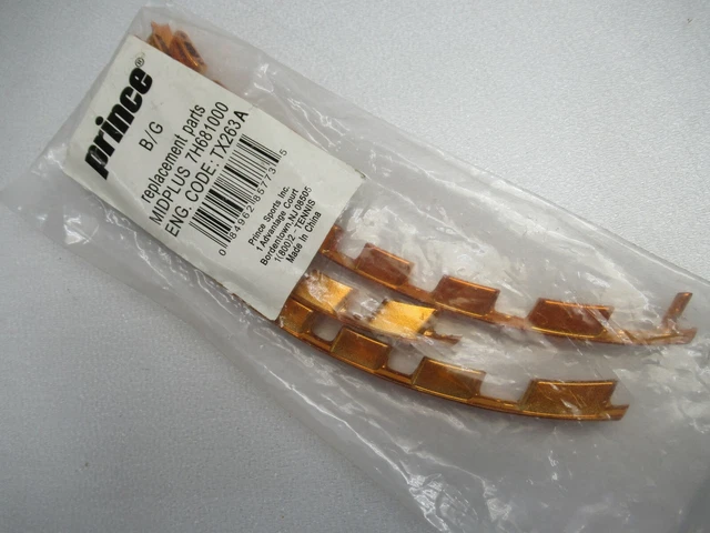 Port Inserts & Throat Piece: Prince Exo3 Tour 100 (16X18) Gold. Tx250A/Tx263A