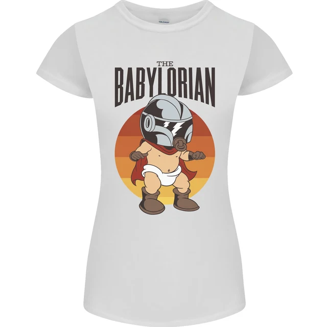 Babylorian Funny Baby Toddler Infant Parody Womens Petite Cut T-Shirt