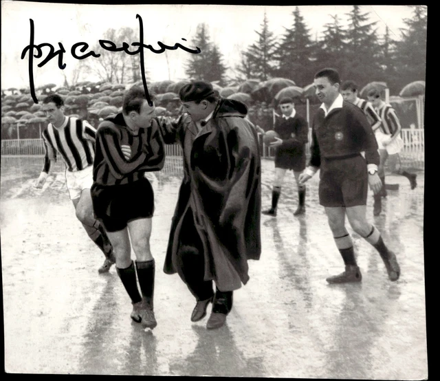 Photo Originale Como Calcio 1982 Avec Autographe Adriano Lombardi – Signée