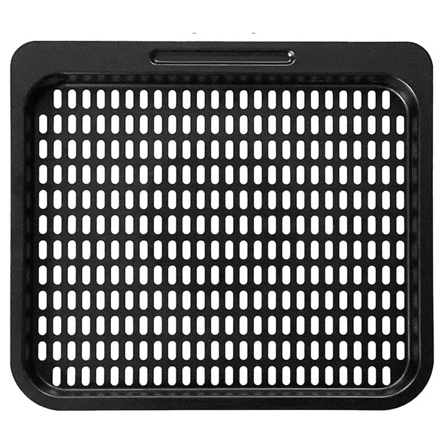 Qcwwy Griglia Rotonda Per Friggitrice Ad Aria Da 15,5 Cm - Rivestimento Antiaderente Con Impugnatura In Gomma - 2