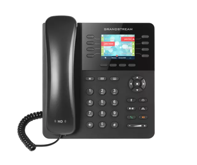 Grandstream GXP2135 8 Line IP Phone, 4 SIP Accounts, 320x240 Colour LCD Screen,