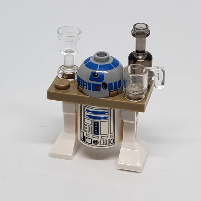 LEGO STAR WARS Astromech Droid R2D2 Minifigure Serving Tray Dark Tan