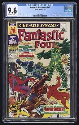 Fantastic Four Annual #5 CGC 9.6 (Marvel 11/67) 1st solo Silver Surfer story