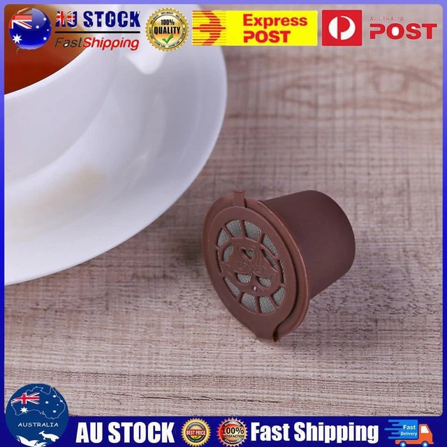 Reusable Refill Coffee Capsule Filters Shell for Nespresso Machine (Coffee) AU