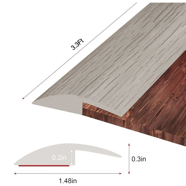 Quercia gialla grano legno grigio marrone chiaro PC X - strisce di transizione pavimento nome prodotto