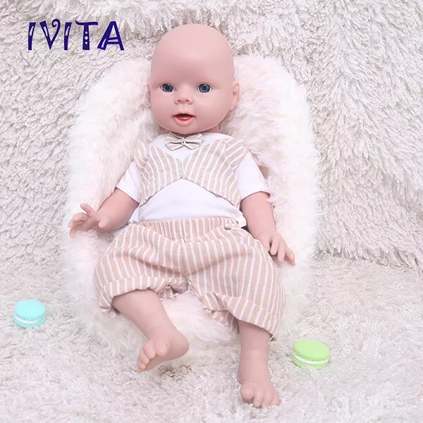 20'' Vivid Silicone Reborn Baby BOY Cute Floppy Infant Doll Kids Gift