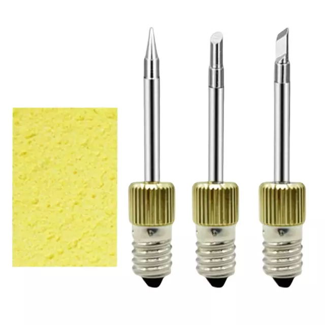 3x Replacement Soldering Iron Tips Soldering Head E10 Interface Welding Tips BE