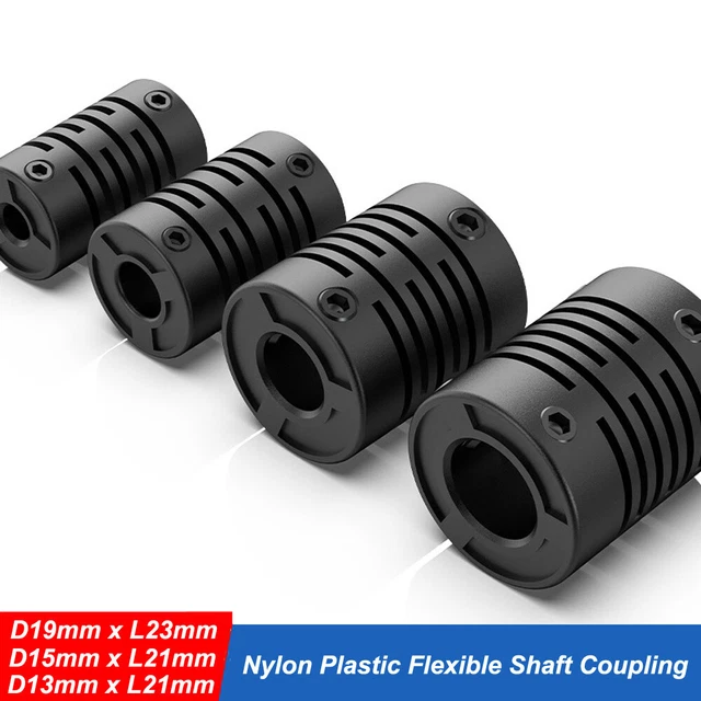NYLON PLASTIC FLEXIBLE Shaft Coupling Coupler Stepper Motor CNC 3D ...