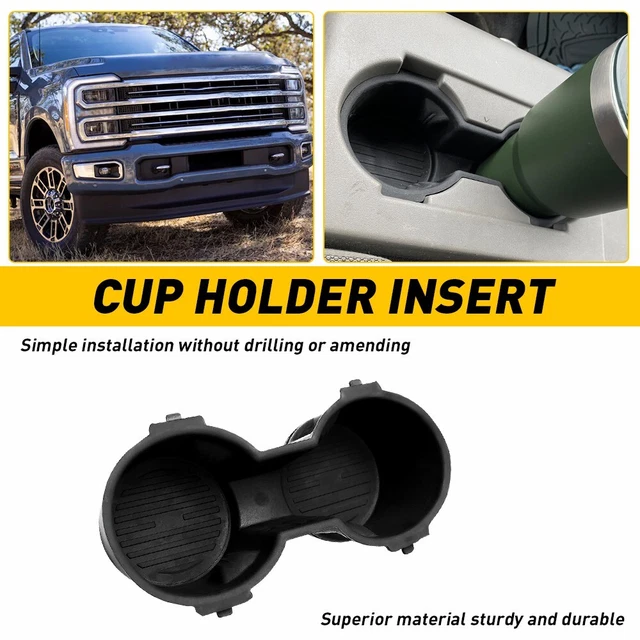 CENTER CONSOLE CUP Holder For Ford F250 F350 F450 F550 Super Duty 2017