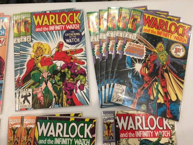 Warlock and the Infinity Watch Marvel Comic Books Lot 2