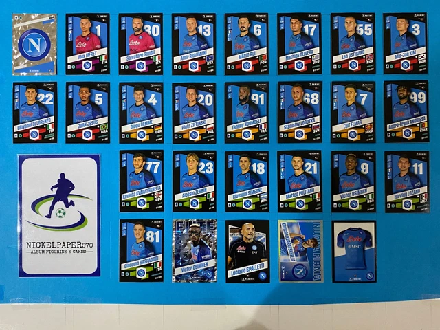 Collection Complète De Figurines Panini Napoli 1975/76 - 17 Figurines - Occasion Bon état