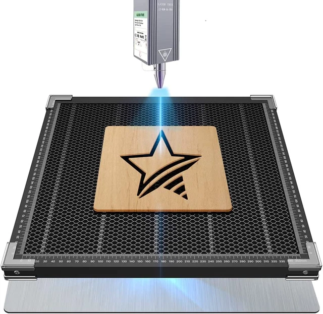 Tavolo Lavoro In Alluminio Alveare 400x400 Mm Per Macchine Da Incisione E Taglio Laser