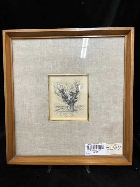 disegno a china di Gianni Consalvi raffigurante paesaggio XX