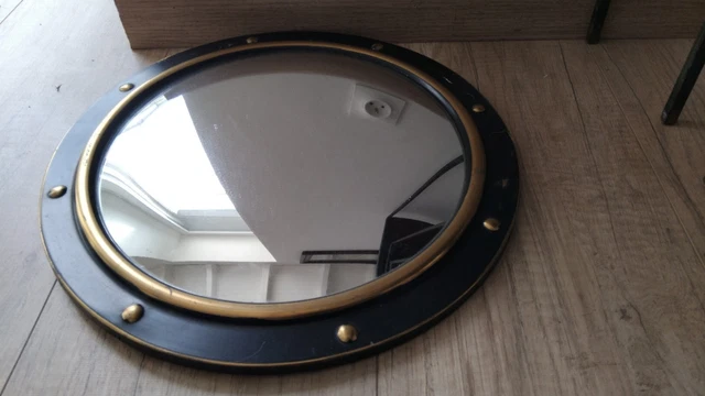 Important Miroir Doré Ovale, époque Napoléon III – XIXe