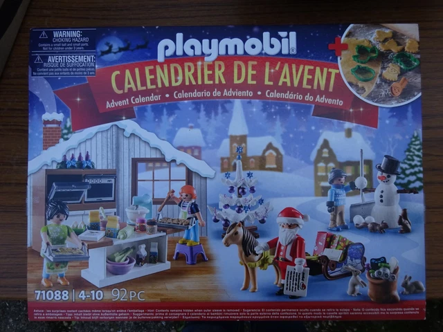 PLAYMOBIL 3978 FEMME BOULANGERIE DU PERE NOEL CALENDRIER DE L'AVENT