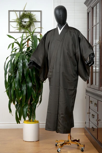 Dear Vanilla Japanese Kimono Men's Robe Gown Authentic Japan Vintage Mint