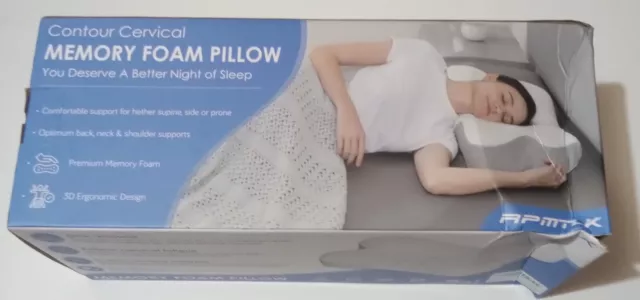 Cervical Pillow for Neck Pain Relief, Contour Memory Foam Cervical Pillows, Ergo