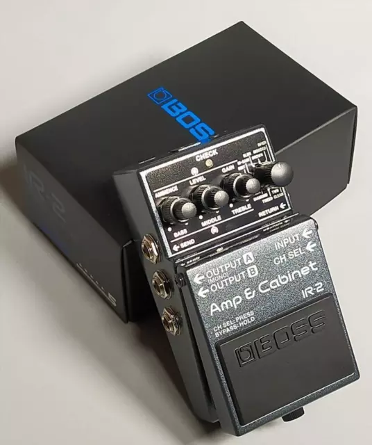 IR-2 Boss Effector Amplificador & Armario para Eléctrico Pedal de Guitarra