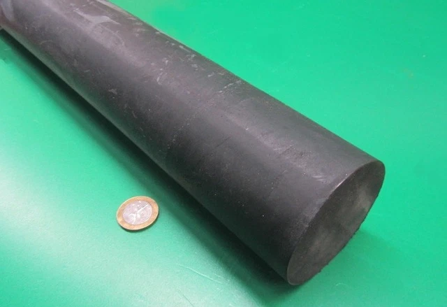 Neoprene Rod, 75A, Black 2 1/2" Dia. x 36" Length-