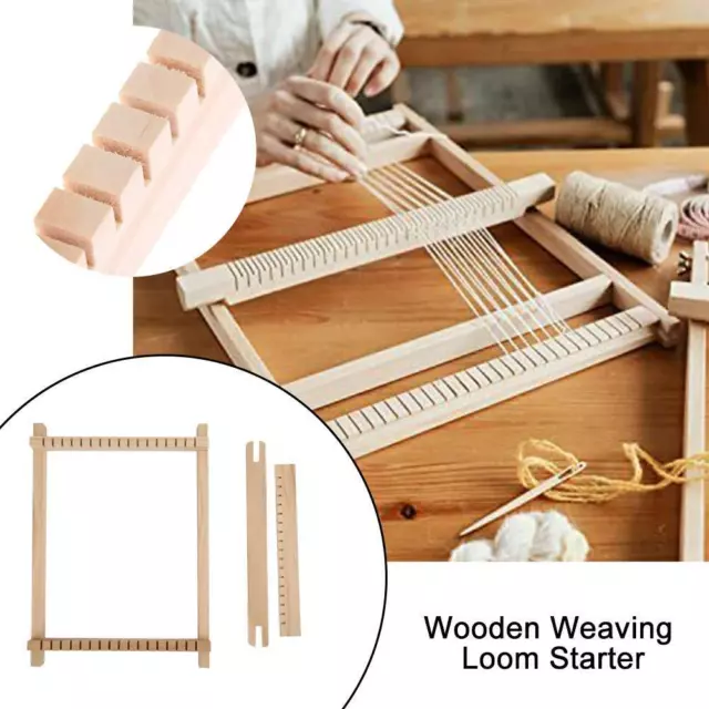 WEAVING MACHINE WEAVING Loom Kit 15.2H x 9.85W Wooden Tapestry