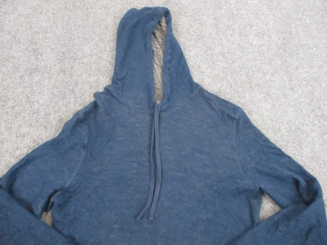 Vince Sweater Womens 2XL XXL Blue Hoodie Outdoors Preppy Wool Blend Lightweight 2