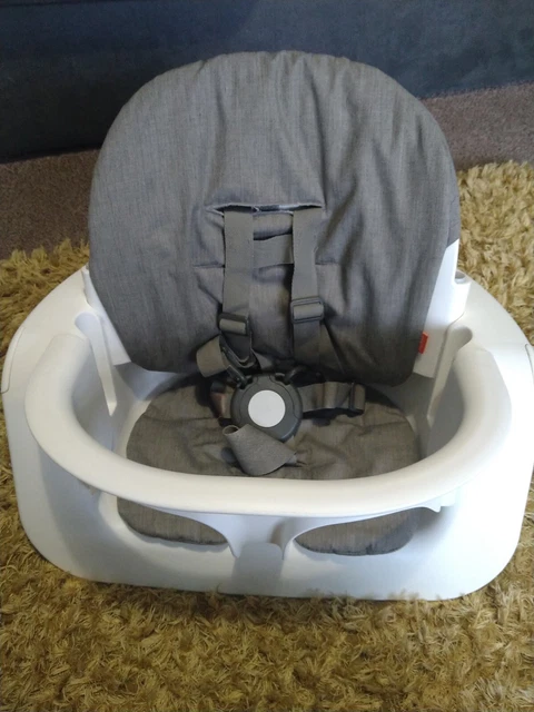 Juego de silla alta para bebé Stokke Steps - blanco y cojín