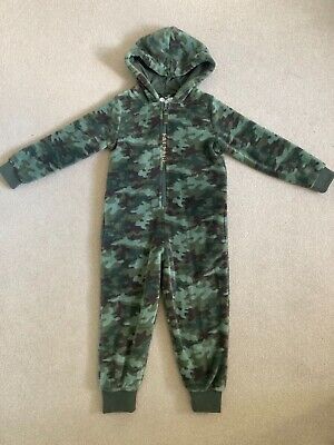Fat Face Cameo Hooded All In One Age 4-5 Yrs.  Warm Fleecy Inside.