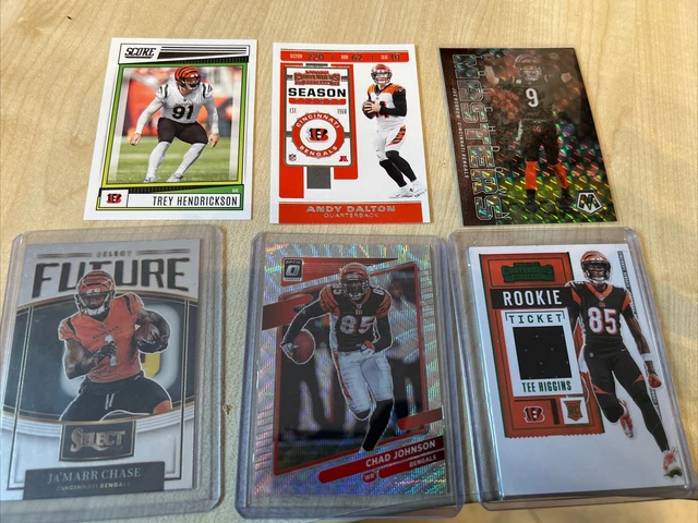 Cincinnati Bengals NFL Trading Card Bundle (numbered and rookie patch included!)